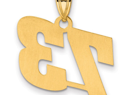 14k Yellow Gold Pendants Style BN73 - Classique Jewelry Inc.