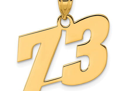 14k Yellow Gold Pendants Style BN73 - Classique Jewelry Inc.