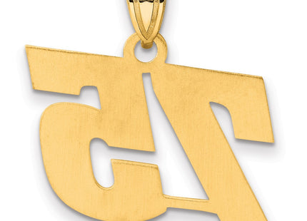 14k Yellow Gold Pendants Style BN75 - Classique Jewelry Inc.