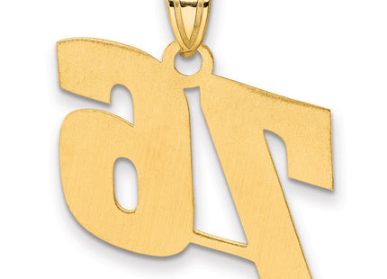 14k Yellow Gold Pendants Style BN76 - Classique Jewelry Inc.