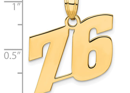 14k Yellow Gold Pendants Style BN76 - Classique Jewelry Inc.