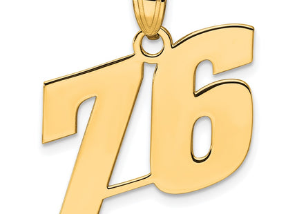 14k Yellow Gold Pendants Style BN76 - Classique Jewelry Inc.