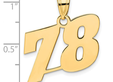 14k Yellow Gold Pendants Style BN78 - Classique Jewelry Inc.