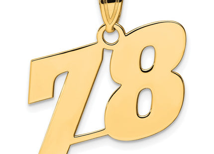 14k Yellow Gold Pendants Style BN78 - Classique Jewelry Inc.