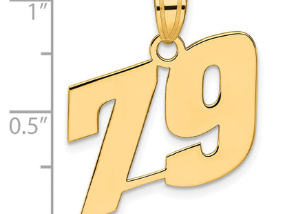 14k Yellow Gold Pendants Style BN79 - Classique Jewelry Inc.