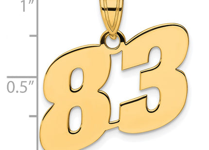 14k Yellow Gold Pendants Style BN83 - Classique Jewelry Inc.