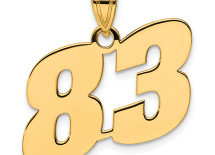 14k Yellow Gold Pendants Style BN83 - Classique Jewelry Inc.