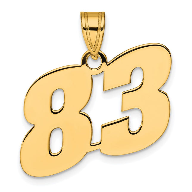 14k Yellow Gold Pendants Style BN83 - Classique Jewelry Inc.