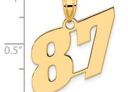 14k Yellow Gold Pendants Style BN87 - Classique Jewelry Inc.