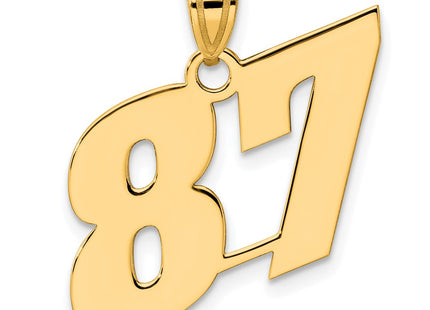 14k Yellow Gold Pendants Style BN87 - Classique Jewelry Inc.