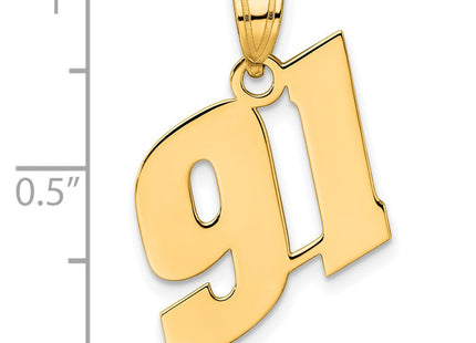 14k Yellow Gold Pendants Style BN91 - Classique Jewelry Inc.