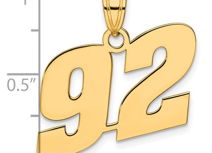 14k Yellow Gold Pendants Style BN92 - Classique Jewelry Inc.