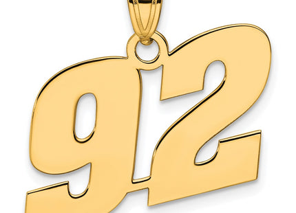 14k Yellow Gold Pendants Style BN92 - Classique Jewelry Inc.