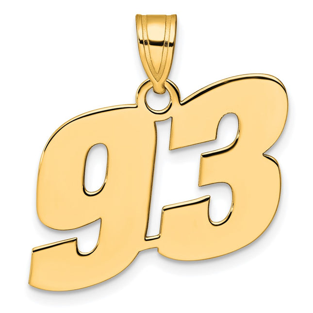 14k Yellow Gold Pendants Style BN93 - Classique Jewelry Inc.