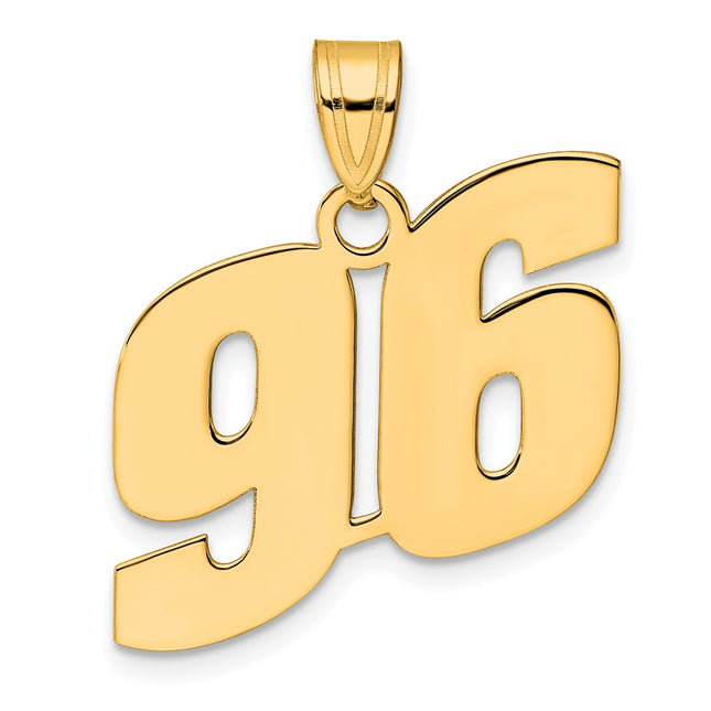 14k Yellow Gold Pendants Style BN96 - Classique Jewelry Inc.