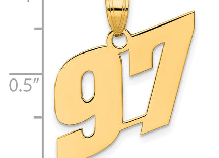 14k Yellow Gold Pendants Style BN97 - Classique Jewelry Inc.