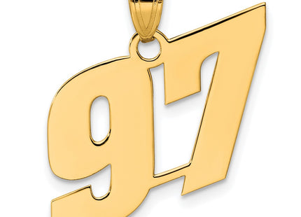 14k Yellow Gold Pendants Style BN97 - Classique Jewelry Inc.