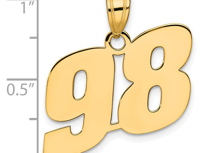 14k Yellow Gold Pendants Style BN98 - Classique Jewelry Inc.