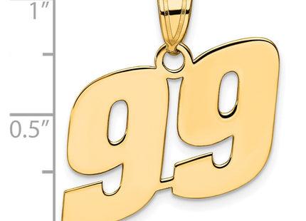 14k Yellow Gold Pendants Style BN99 - Classique Jewelry Inc.