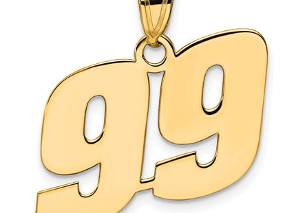 14k Yellow Gold Pendants Style BN99 - Classique Jewelry Inc.