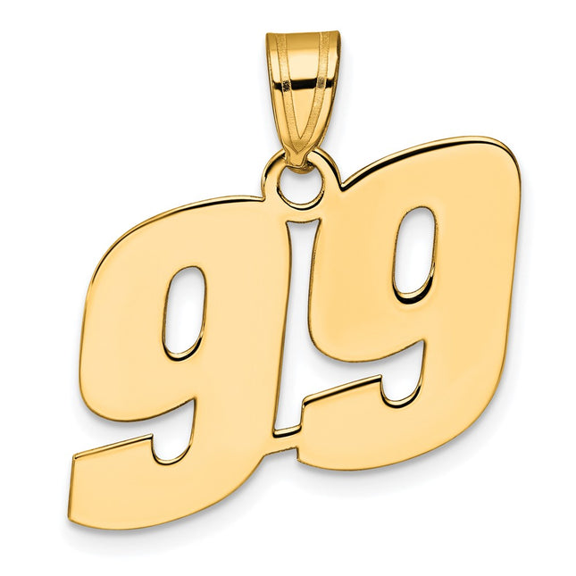 14k Yellow Gold Pendants Style BN99 - Classique Jewelry Inc.