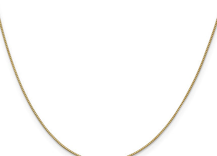 14k Yellow Gold Chains Style BOX075 - Classique Jewelry Inc.