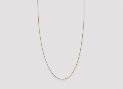 14K Box with Lobster Clasp Chain (Style BOX075-28)