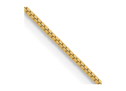 14k Yellow Gold Chains Style BOX075 - Classique Jewelry Inc.