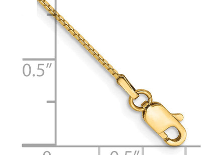 14K . Box with Lobster Clasp Bracelet (Style BOX087-7)