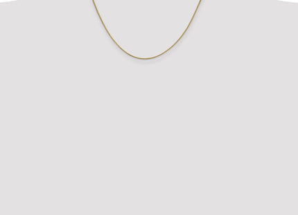 14K Box with Lobster Clasp Chain (Style BOX095-18)