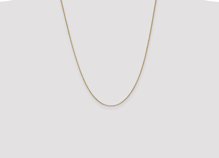 14K Box with Lobster Clasp Chain (Style BOX100-24)