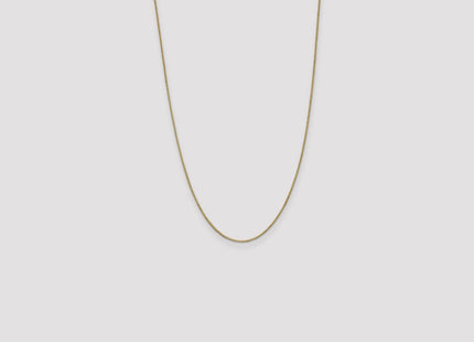 14K Box with Lobster Clasp Chain (Style BOX100-26)