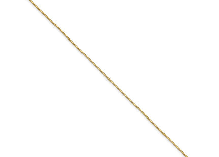 14K . Box with Lobster Clasp Bracelet (Style BOX100-7)