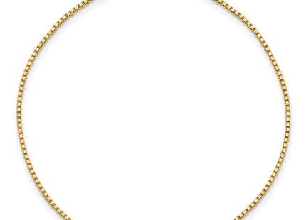 14K . Box with Lobster Clasp Bracelet (Style BOX100-7)