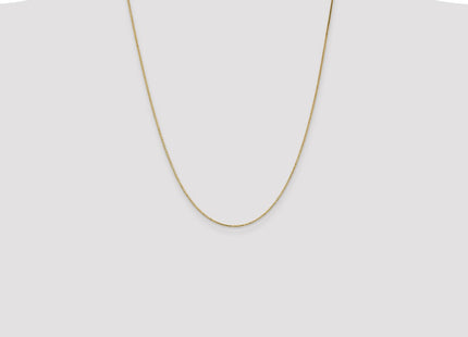 14k Yellow Gold Chains Style BOX110 - Classique Jewelry Inc.