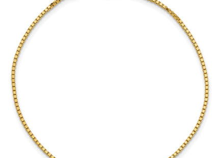14K . Box with Lobster Clasp Bracelet (Style BOX110-7)