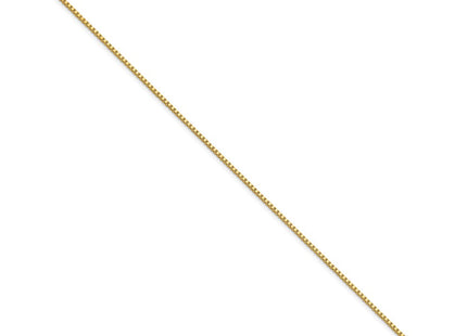 14K . Box with Lobster Clasp Bracelet (Style BOX125-7)