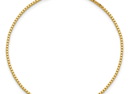 14K . Box with Lobster Clasp Bracelet (Style BOX125-7)