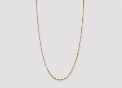 14K Box with Lobster Clasp Chain (Style BOX150-28)