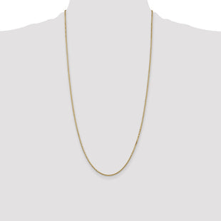 14K Box with Lobster Clasp Chain (Style BOX150-28)