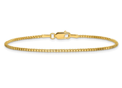 14k Yellow Gold Bracelets Style BOX150 - Classique Jewelry Inc.