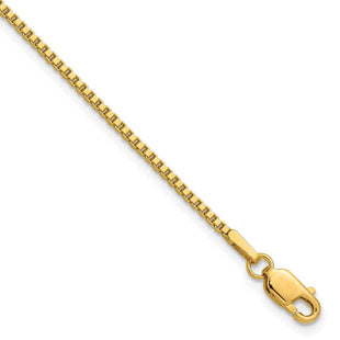 14K . Box with Lobster Clasp Bracelet (Style BOX150-7)