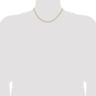 14K Box with Lobster Clasp Chain (Style BOX200-16)