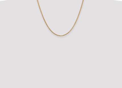 14K Box with Lobster Clasp Chain (Style BOX200-20)