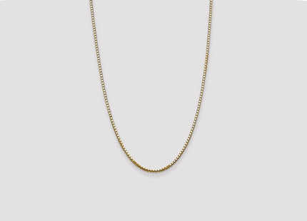 14K Box with Lobster Clasp Chain (Style BOX250-26)