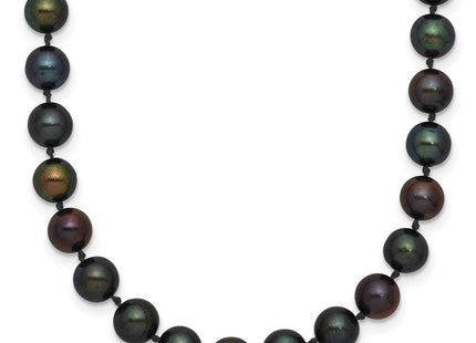 14k 5- Black Near-Round Freshwater Cultured Pearl Bracelet