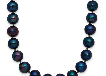 14k 6- Black Near-Round Freshwater Cultured Pearl Bracelet
