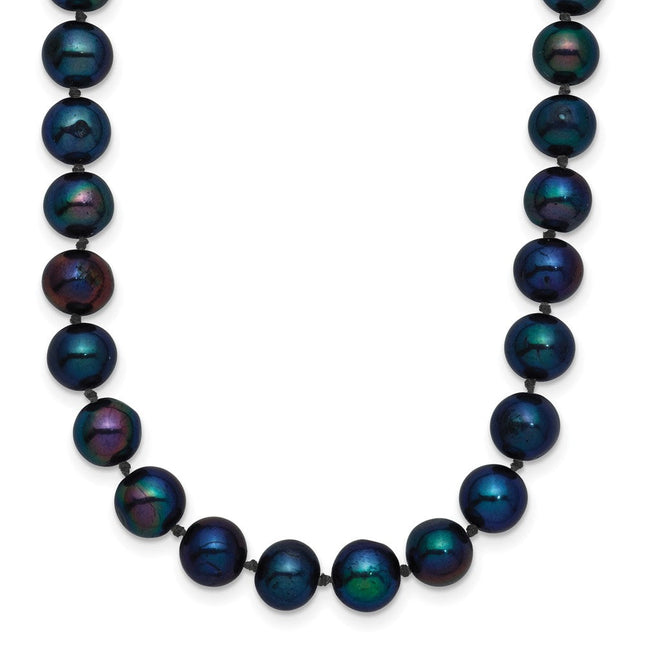 14k 6- Black Near-Round Freshwater Cultured Pearl Bracelet