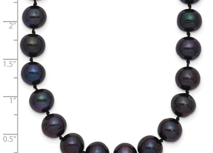 14k 7- Black Near-Round Freshwater Cultured Pearl Bracelet