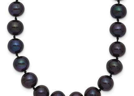 14k 7- Black Near-Round Freshwater Cultured Pearl Bracelet